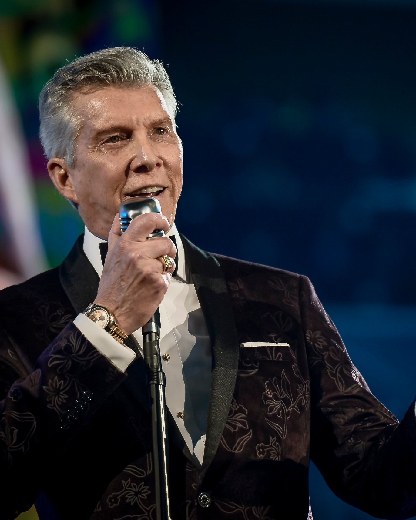 Michael Buffer on stage