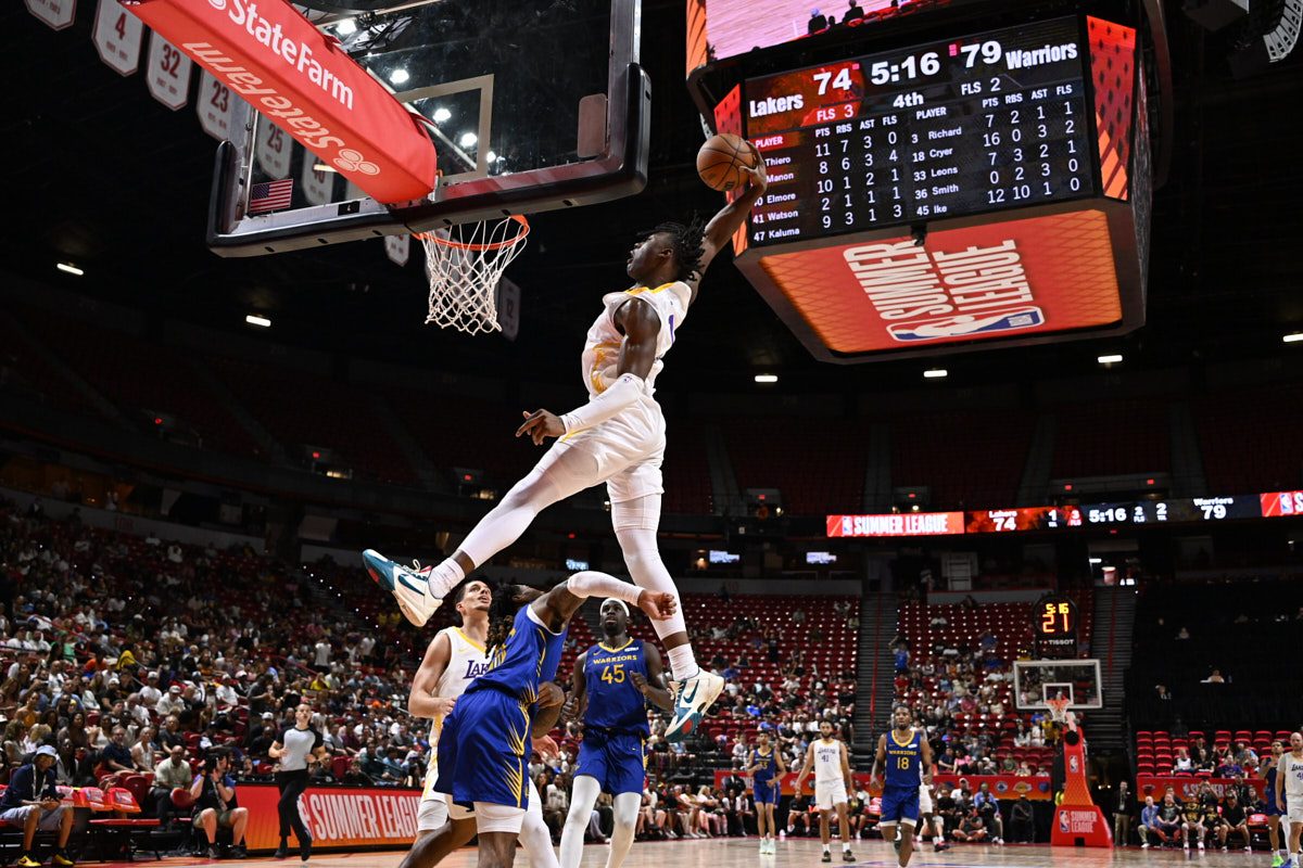 Hero: NBA game action