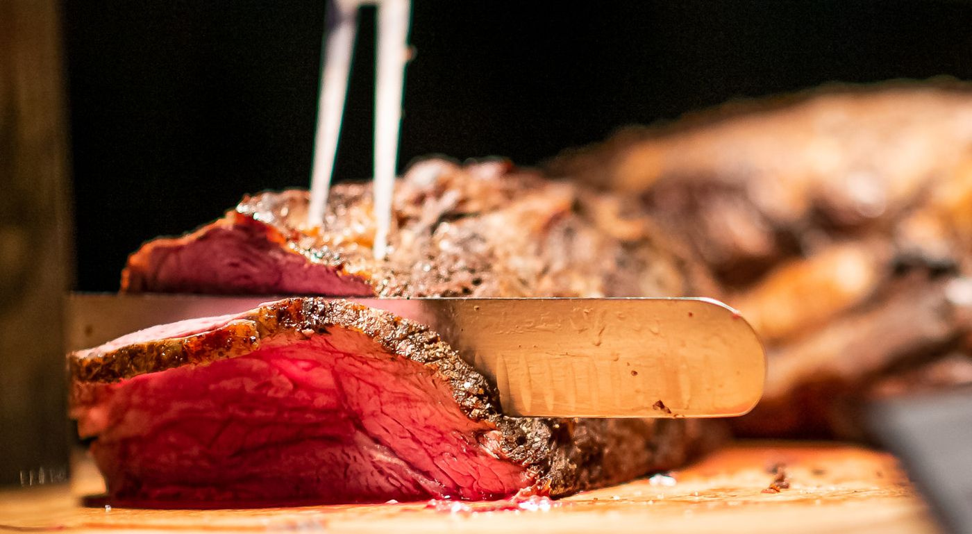 Carving station prime rib
